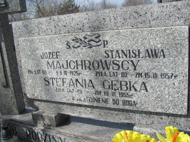 Stefania Gębka 1904 Kramsk - Grobonet - Wyszukiwarka osób pochowanych