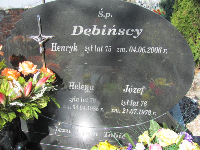 Helena Dębińska 1906 Kramsk - Grobonet - Wyszukiwarka osób pochowanych