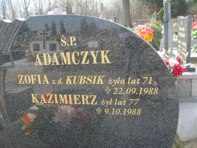 Antoni Adamczyk 1865 Kramsk - Grobonet - Wyszukiwarka osób pochowanych