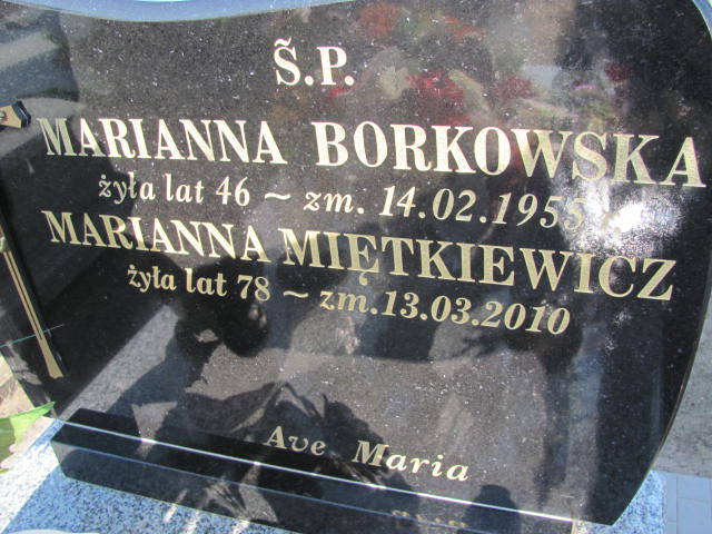 Marianna Borkowska 1909 Kramsk - Grobonet - Wyszukiwarka osób pochowanych