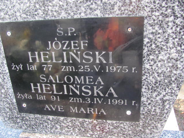 Salomea Helińska 1900 Kramsk - Grobonet - Wyszukiwarka osób pochowanych