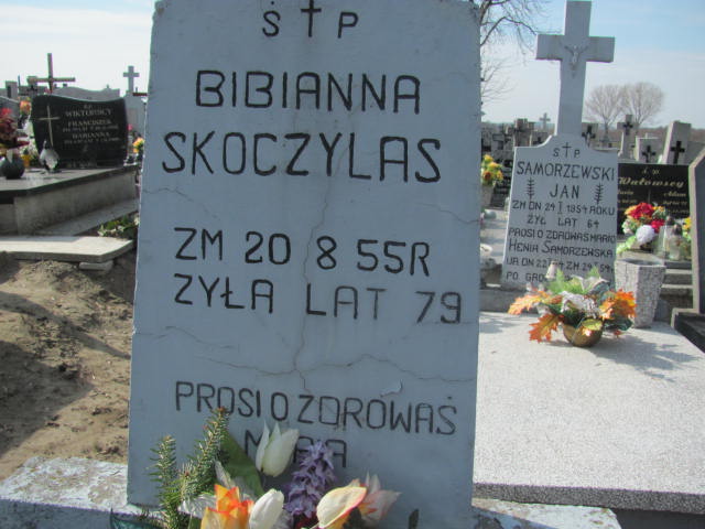 Bibianna Skoczylas 1876 Kramsk - Grobonet - Wyszukiwarka osób pochowanych