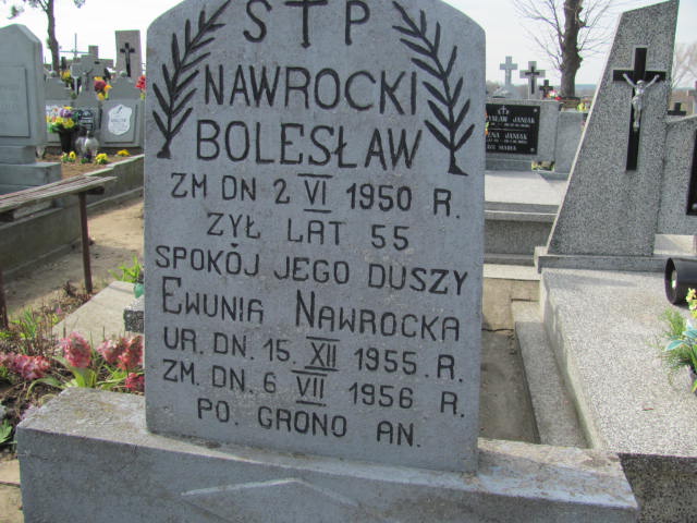 Ewa Nawrocka 1955 Kramsk - Grobonet - Wyszukiwarka osób pochowanych