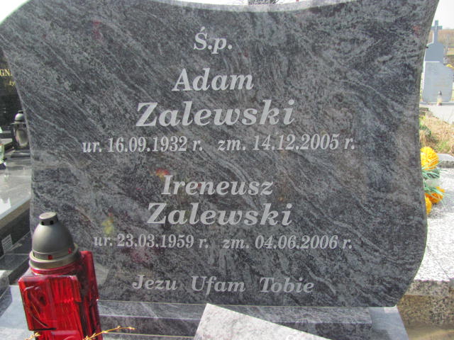 Adam Zalewski 1932 Kramsk - Grobonet - Wyszukiwarka osób pochowanych