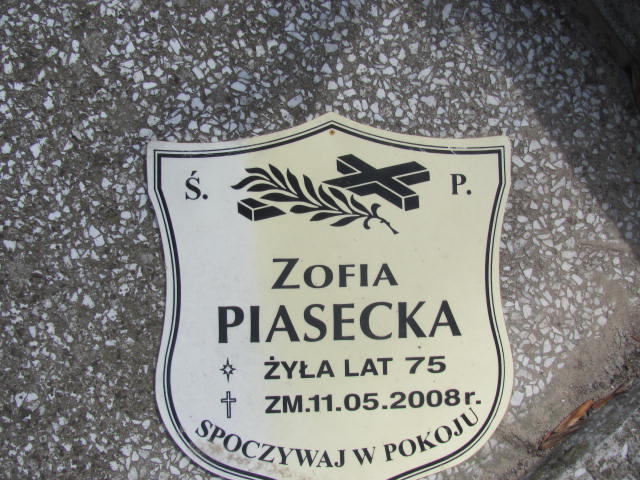 Józef Piasecki 1931 Kramsk - Grobonet - Wyszukiwarka osób pochowanych