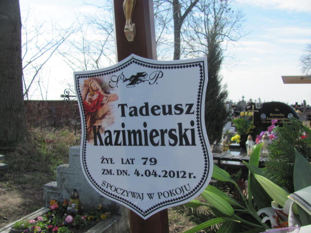 Tadeusz Kazimierski 1932 Kramsk - Grobonet - Wyszukiwarka osób pochowanych