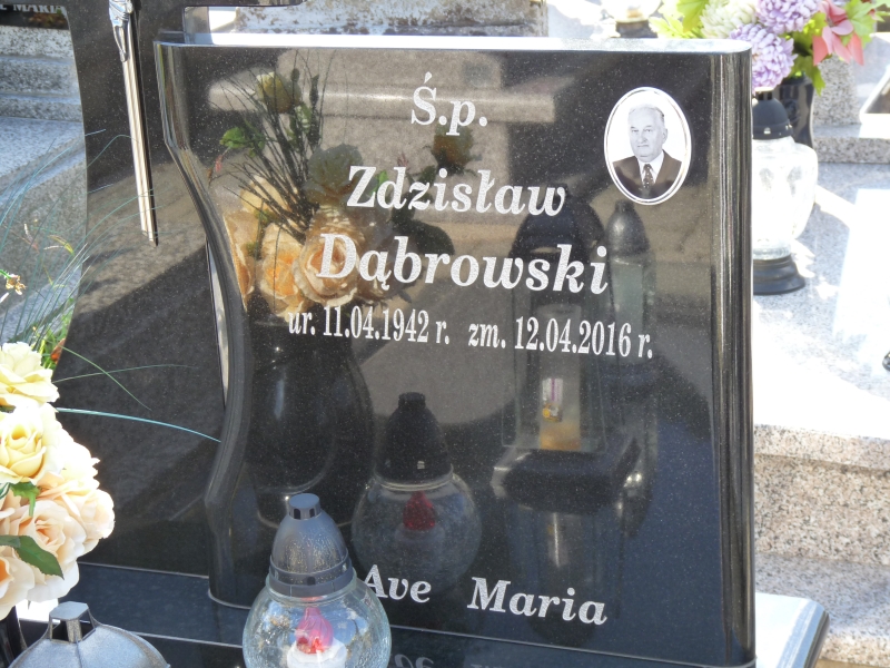 Zdzisław Dąbrowski 1942 Kramsk - Grobonet - Wyszukiwarka osób pochowanych