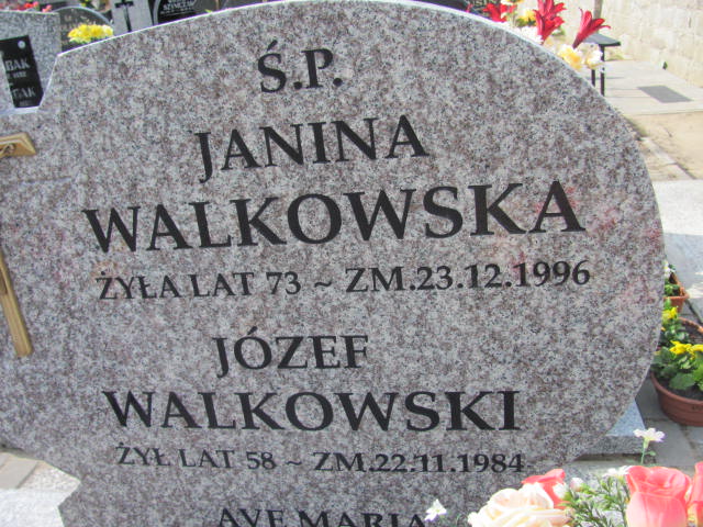 Józef Walkowski 1926 Kramsk - Grobonet - Wyszukiwarka osób pochowanych