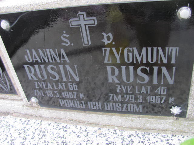 Zygmunt Rusin 1901 Kramsk - Grobonet - Wyszukiwarka osób pochowanych