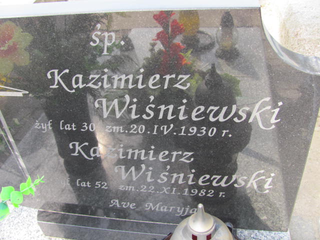 Kazimierz Wiśniewski 1930 Kramsk - Grobonet - Wyszukiwarka osób pochowanych