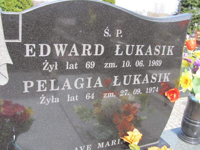 Pelagia Łukasik 1910 Kramsk - Grobonet - Wyszukiwarka osób pochowanych