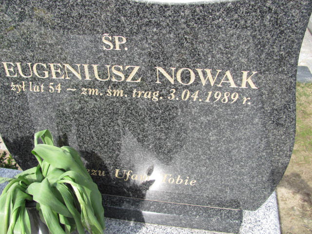 Eugeniusz Nowak 1935 Kramsk - Grobonet - Wyszukiwarka osób pochowanych