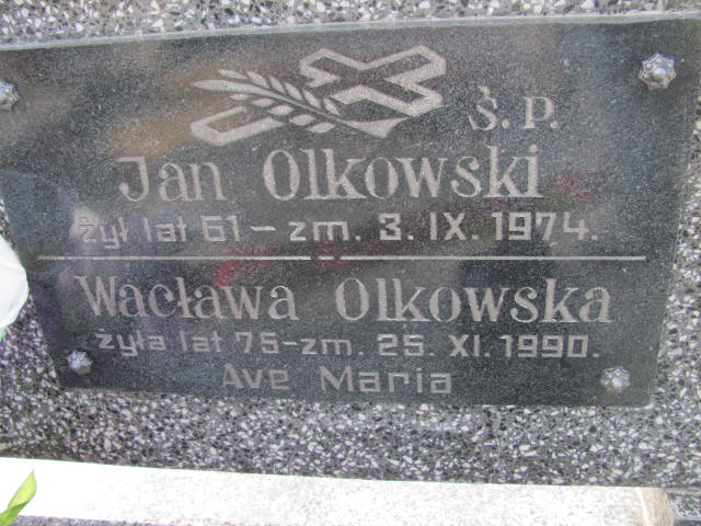 Jan Olkowski 1913 Kramsk - Grobonet - Wyszukiwarka osób pochowanych