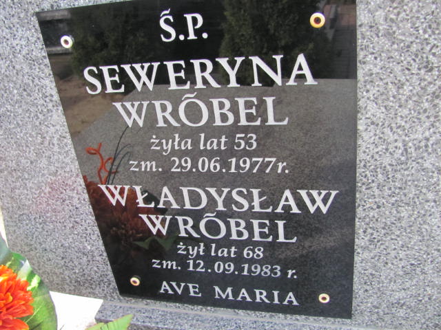 Seweryna Wróbel 1924 Kramsk - Grobonet - Wyszukiwarka osób pochowanych