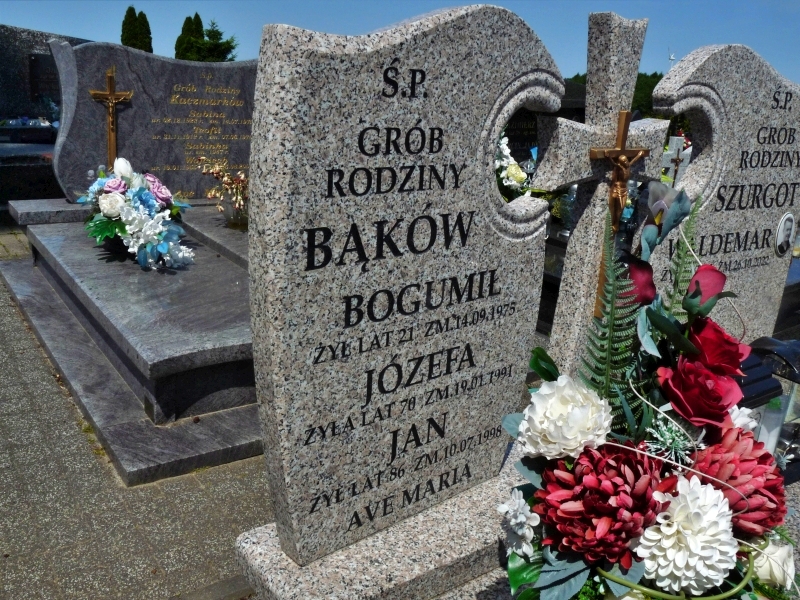 Jan Bąk 1912 Kramsk - Grobonet - Wyszukiwarka osób pochowanych