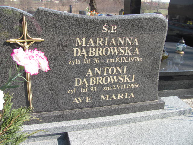 Antoni DąbrowskI 1892 Kramsk - Grobonet - Wyszukiwarka osób pochowanych