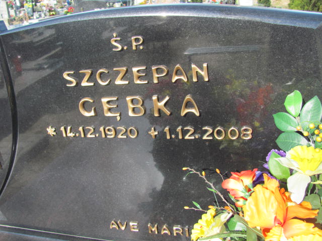 Szczepan Gębka 1920 Kramsk - Grobonet - Wyszukiwarka osób pochowanych