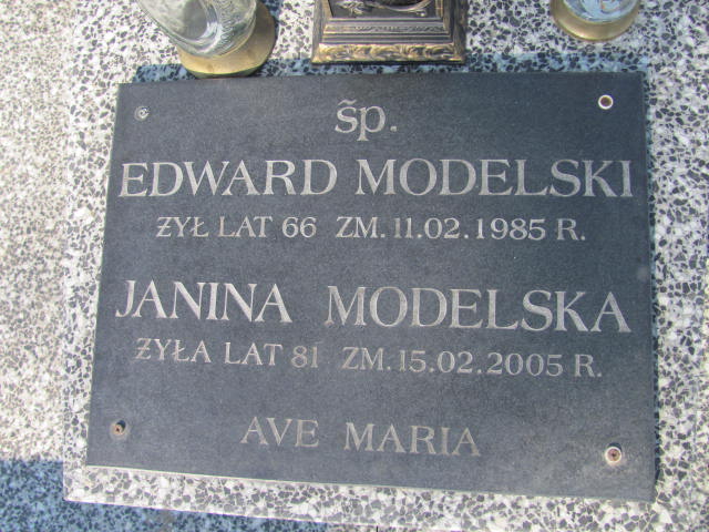 Janina Modelska 1924 Kramsk - Grobonet - Wyszukiwarka osób pochowanych