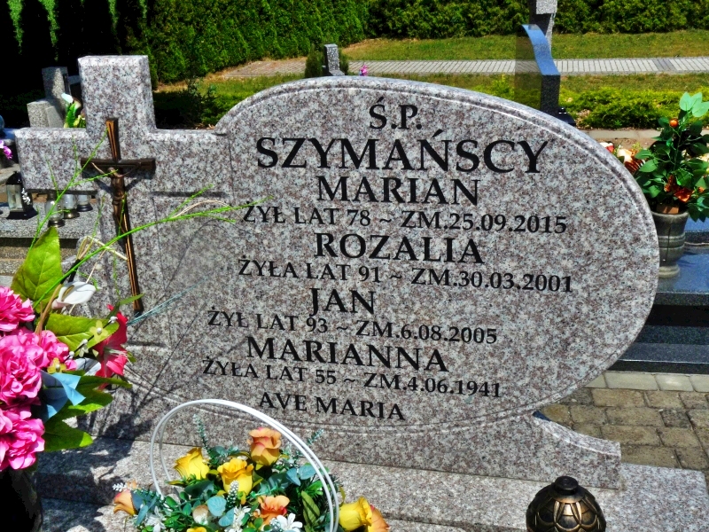 Marianna Szymańska 1886 Kramsk - Grobonet - Wyszukiwarka osób pochowanych