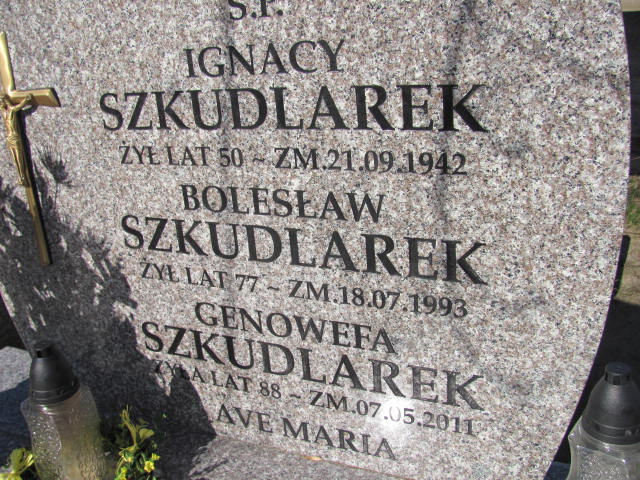 Ignacy Szkudlarek 1892 Kramsk - Grobonet - Wyszukiwarka osób pochowanych
